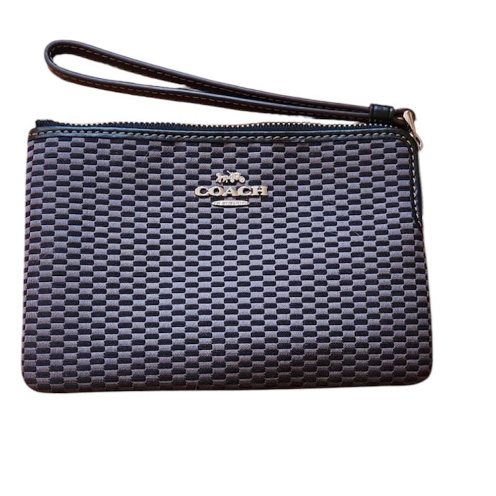 Coach Black Wristlet Clutch